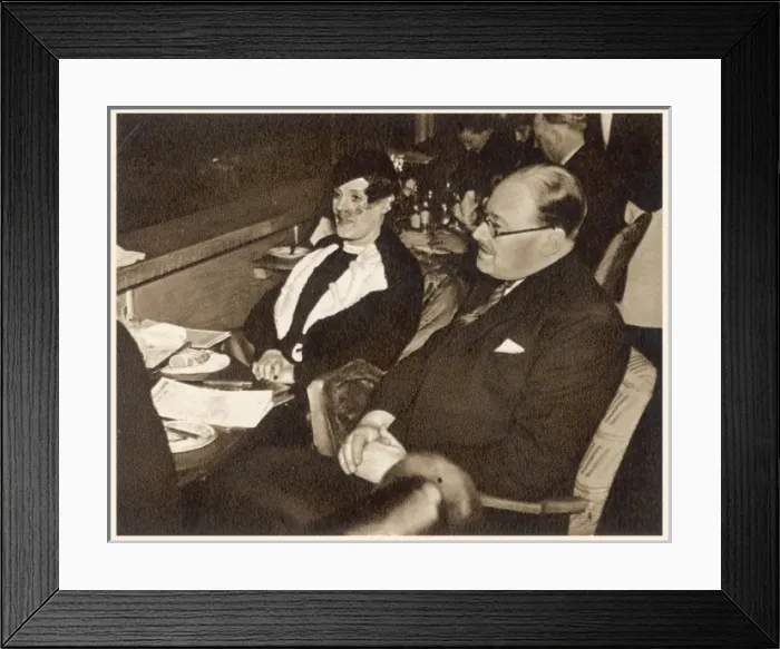Framed Print : Well-known patrons of greyhound racing: Mr and Mrs M. Yate Framed Print : Well-known patrons of greyhound racing: Mr and Mrs M. Yate