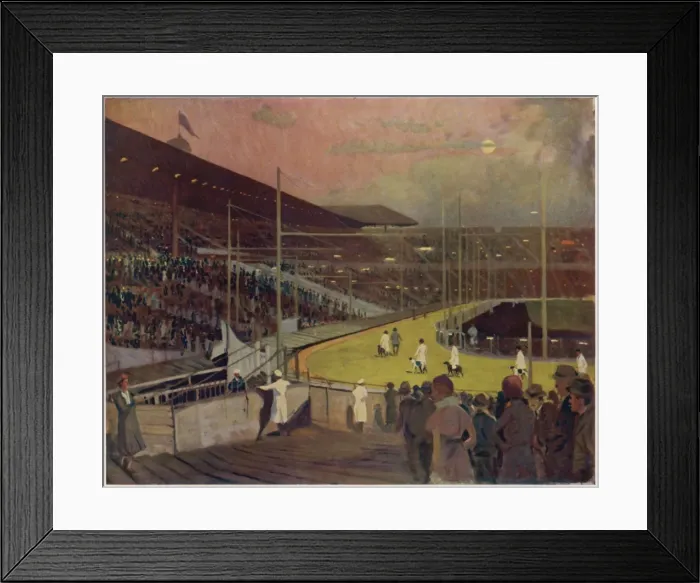 Framed Print : Greyhound Racing at Wembley Framed Print : Greyhound Racing at Wembley