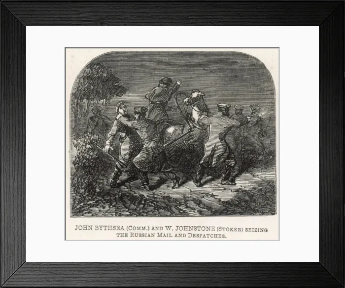 Framed Print : Crimean war John Bythsea & William Johnstone