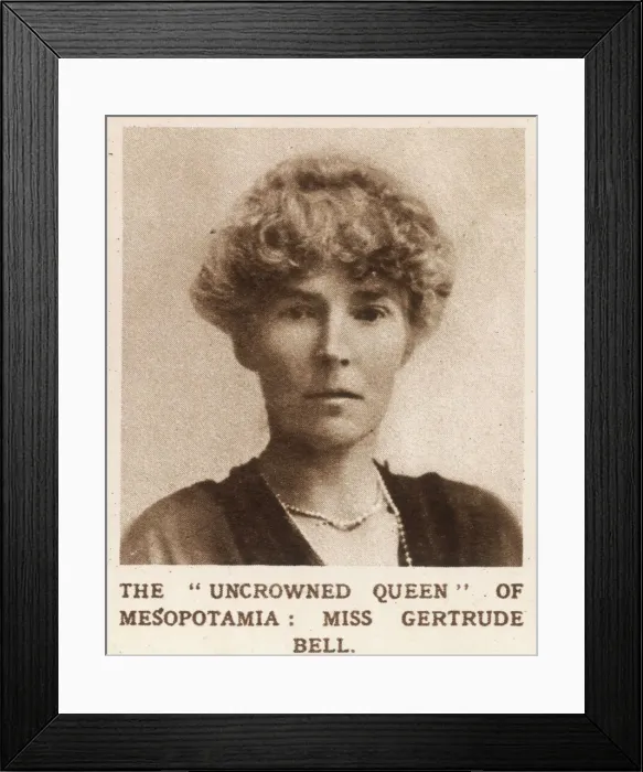 Framed Print : Gertrude Bell: The Uncrowned Queen of Mesopotamia Framed Print : Gertrude Bell: The Uncrowned Queen of Mesopotamia