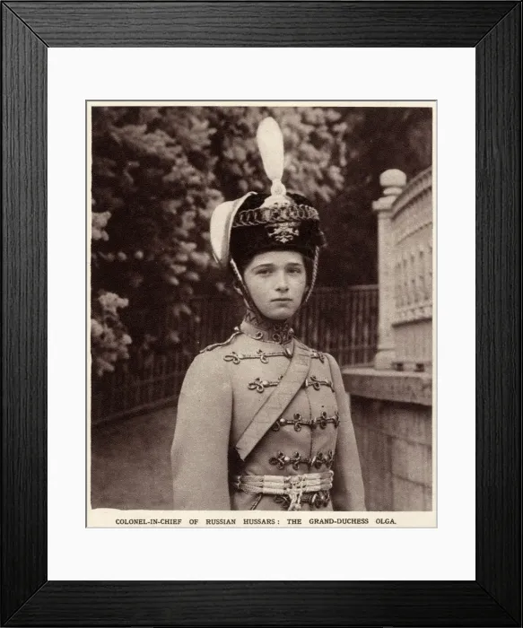 Framed Print : Grand Duchess Olga Nikolaevna of Russia Framed Print : Grand Duchess Olga Nikolaevna of Russia