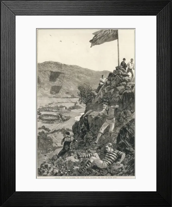 Framed Print : Athletic Sports at Grasmere - The Guides Race Framed Print : Athletic Sports at Grasmere - The Guides Race