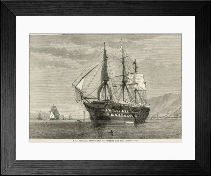 Framed Print : HMS Gibralter
