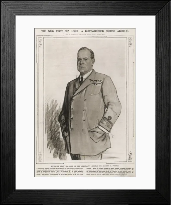 Framed Print : Admiral Rossyln E. Wemyss Framed Print : Admiral Rossyln E. Wemyss