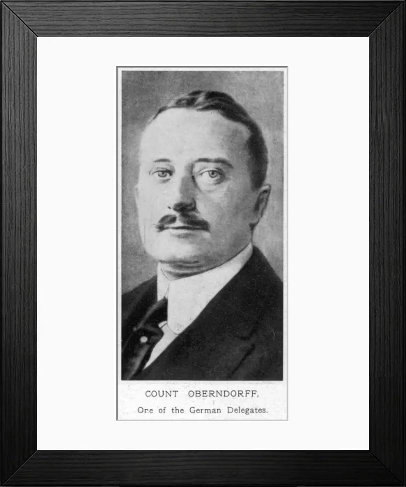 Framed Print : Count Oberndorff