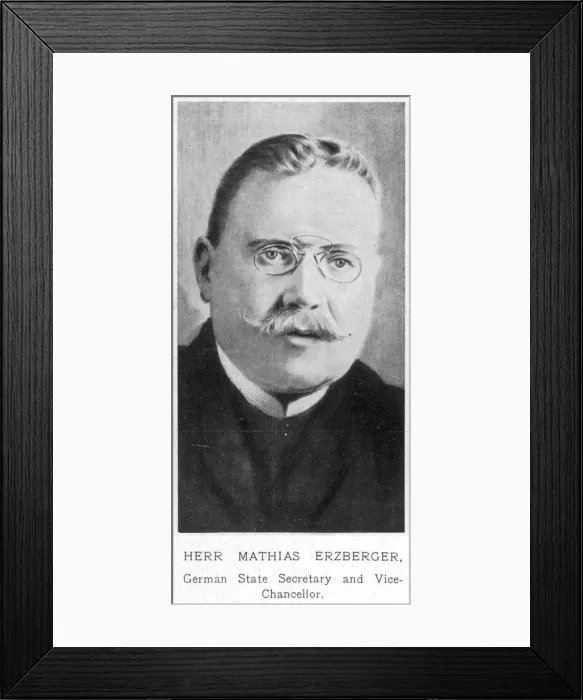 Framed Print : Matthias Erzberger Framed Print : Matthias Erzberger