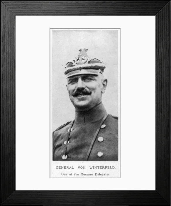 Framed Print : General Von Winterfeld Framed Print : General Von Winterfeld