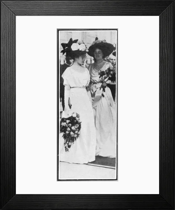 Framed Print : Bridesmaids at the Churchill wedding in 1908 Framed Print : Bridesmaids at the Churchill wedding in 1908