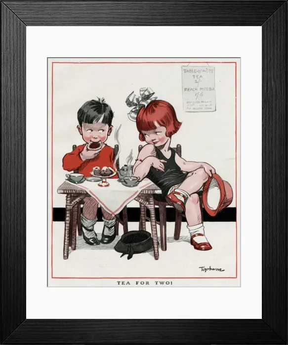 Framed Print : Tea for two Framed Print : Tea for two