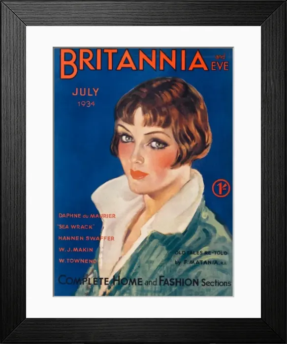 Framed Print : Britannia and Eve, July 1934 Framed Print : Britannia and Eve, July 1934