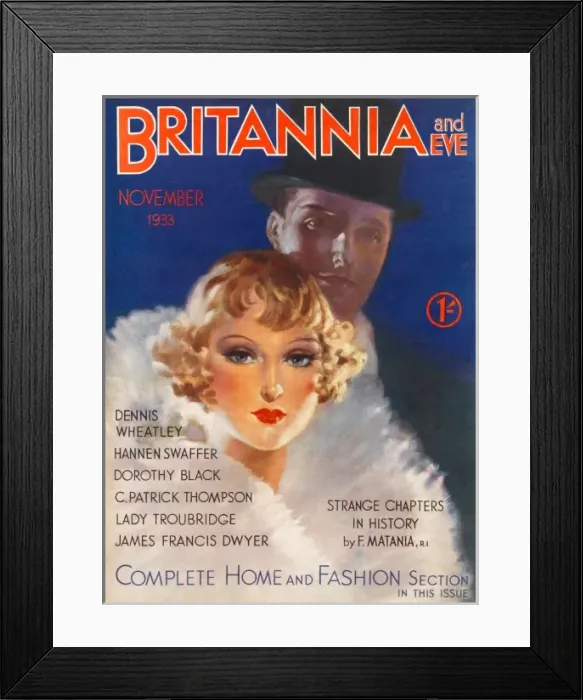 Framed Print : Britannia and Eve, November 1933 Framed Print : Britannia and Eve, November 1933