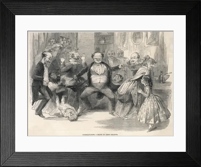 Framed Print : Blind Mans Buff Framed Print : Blind Mans Buff