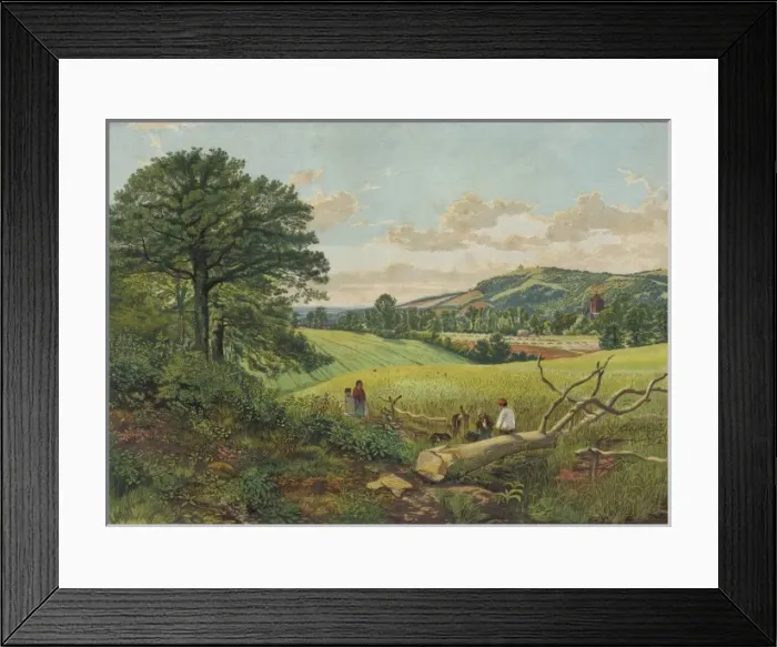 Framed Print : Early Summer Time, B W Leader Framed Print : Early Summer Time, B W Leader