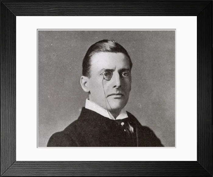 Framed Print : Austen Chamberlain (1863 - 1937), British Conservative MP. Date: 1903