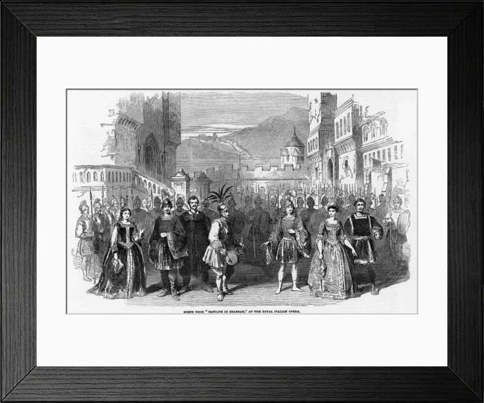 Framed Print : Matilde di Shabran