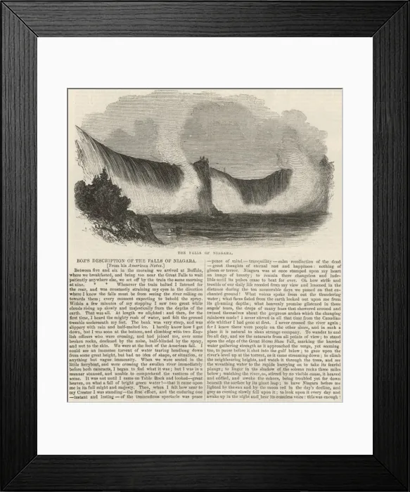 Framed Print : Niagara Falls Framed Print : Niagara Falls