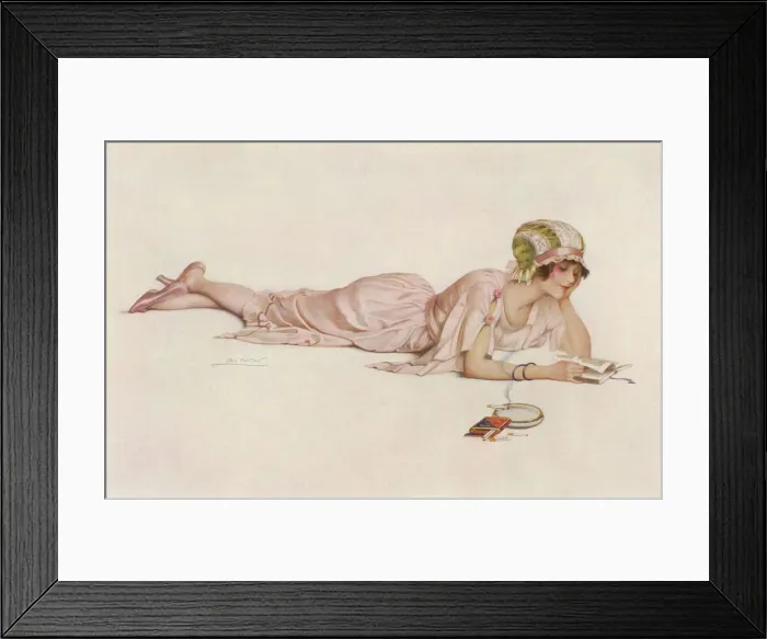 Framed Print : A Quiet Half Hour by Leo Fontan Framed Print : A Quiet Half Hour by Leo Fontan