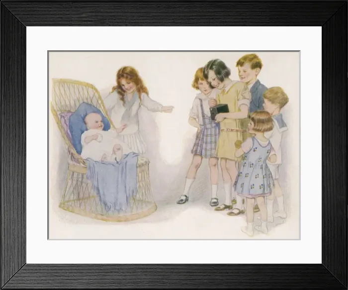 Framed Print : Baby poses for the camera Framed Print : Baby poses for the camera
