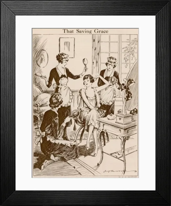Framed Print : That Saving Grace by H. M. Tolintyre Framed Print : That Saving Grace by H. M. Tolintyre