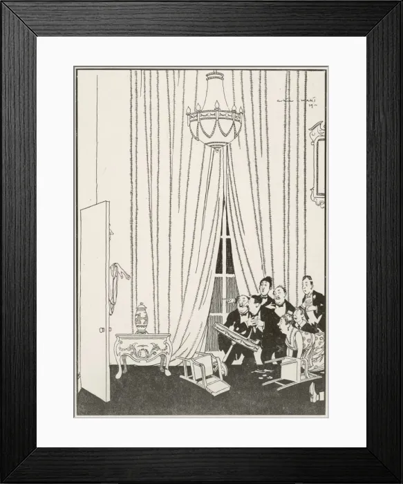Framed Print : The Interrupted Seance by Arthur Watts