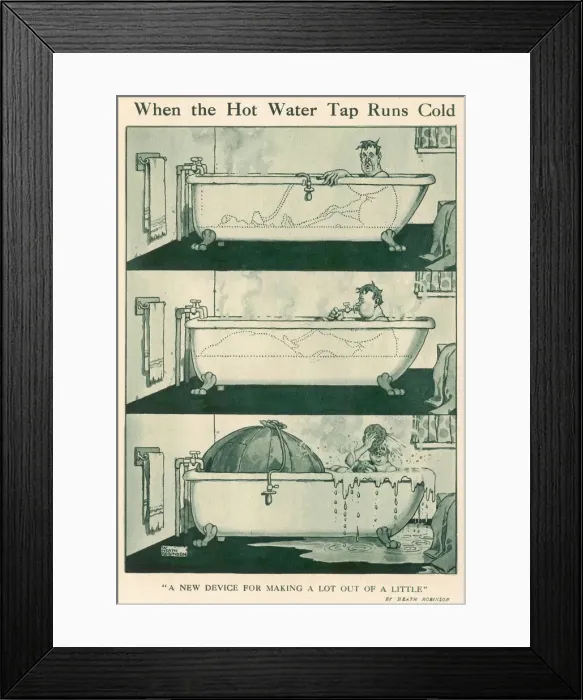 Framed Print : When the Hot Water Tap Runs Cold Framed Print : When the Hot Water Tap Runs Cold