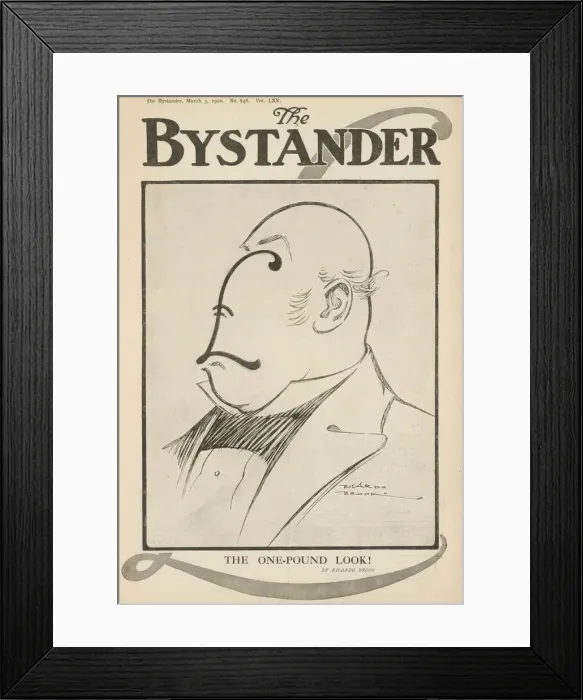 Framed Print : The One Pound Look by Ricardo Brook Framed Print : The One Pound Look by Ricardo Brook