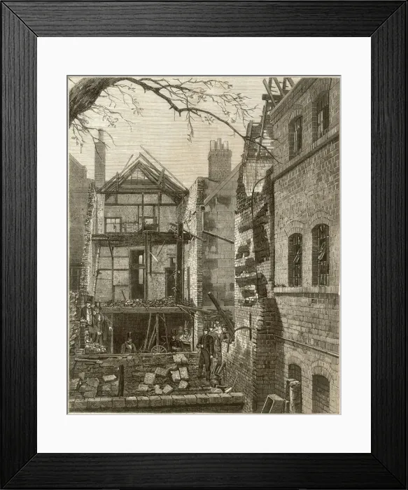 Framed Print : Scene of the Fatal Explosion at Birmingham Framed Print : Scene of the Fatal Explosion at Birmingham