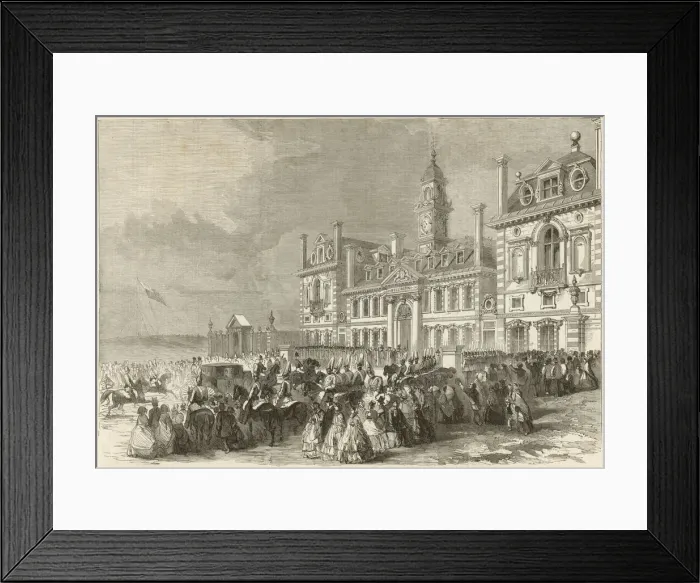 Framed Print : Inauguration of Wellington College