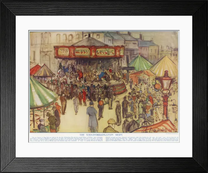Framed Print : The Stratford-on-Avon Mops Framed Print : The Stratford-on-Avon Mops