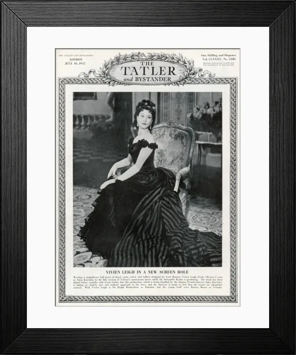 Framed Print : Vivien Leigh on front cover of The Tatler Framed Print : Vivien Leigh on front cover of The Tatler