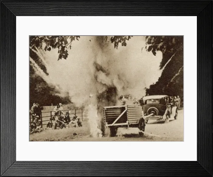 Framed Print : Home Guard demonstration Framed Print : Home Guard demonstration