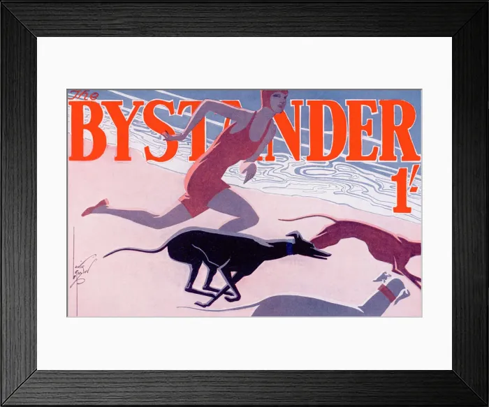 Framed Print : The Bystander masthead by Laurie Taylor, 1930
