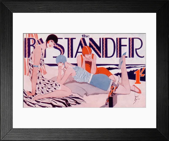 Framed Print : The Bystander masthead by Laurie Taylor, 1930 Framed Print : The Bystander masthead by Laurie Taylor, 1930