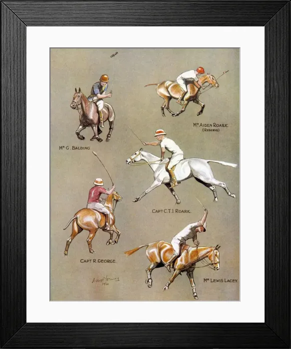 Framed Print : Englands Polo Team, 1930 Framed Print : Englands Polo Team, 1930