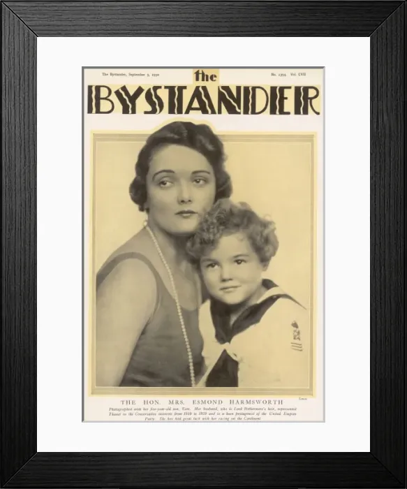 Framed Print : The Hon. Mrs Esmond Harmsworth