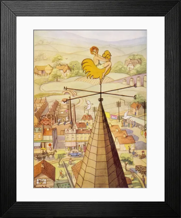 Framed Print : When Puck Laughs by Primrose Harley