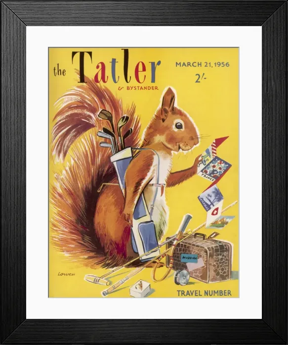 Framed Print : Tatler Travel Number front cover, 1956 Framed Print : Tatler Travel Number front cover, 1956