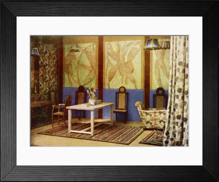 Framed Print : Cubist room at The Ideal Home Exhibition Framed Print : Cubist room at The Ideal Home Exhibition