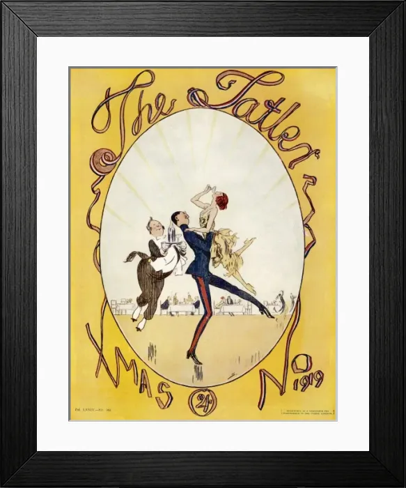Framed Print : The Tatler Christmas Number front cover 1919 Framed Print : The Tatler Christmas Number front cover 1919