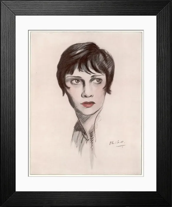 Framed Print : Anita Loos by Olive Snell