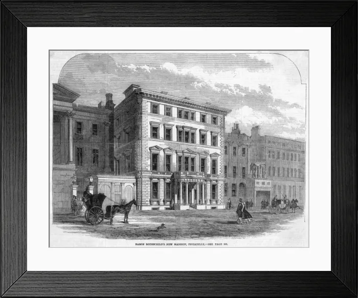 Framed Print : Rothschild House, Piccadilly, London Framed Print : Rothschild House, Piccadilly, London