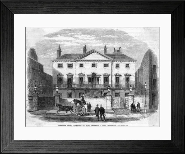 Framed Print : Cambridge House, Piccadilly, London Framed Print : Cambridge House, Piccadilly, London