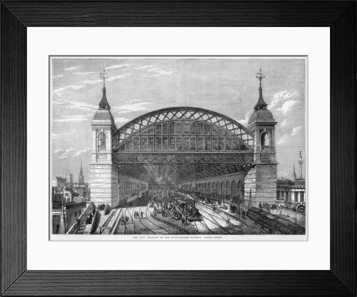 Framed Print : Cannon Street Station, City of London Framed Print : Cannon Street Station, City of London