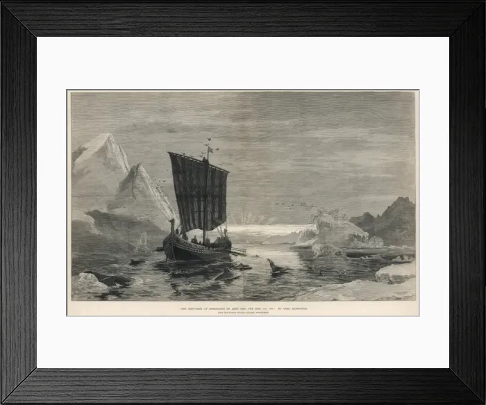 Framed Print : Viking Ship