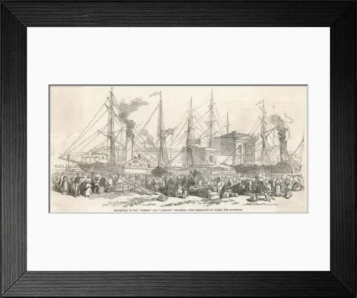 Framed Print : Leaving Ireland
