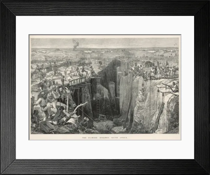 Framed Print : Industry / Precious Stones Framed Print : Industry / Precious Stones