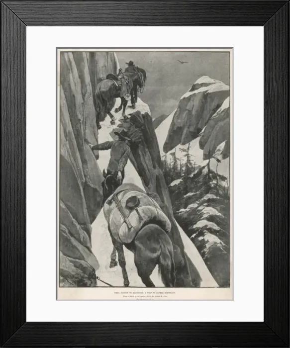 Framed Print : Klondike Gold Rush Framed Print : Klondike Gold Rush