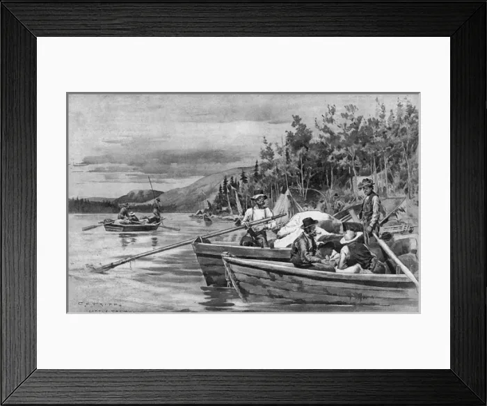 Framed Print : Klondike Gold Rush
