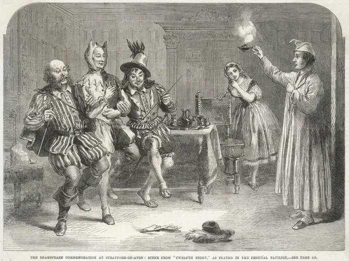 Framed Print : 12th Night / 1864 Perform Framed Print : 12th Night / 1864 Perform