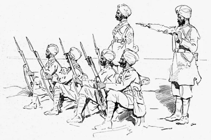 Framed Print : The 15th Sikhs, WW1 Framed Print : The 15th Sikhs, WW1